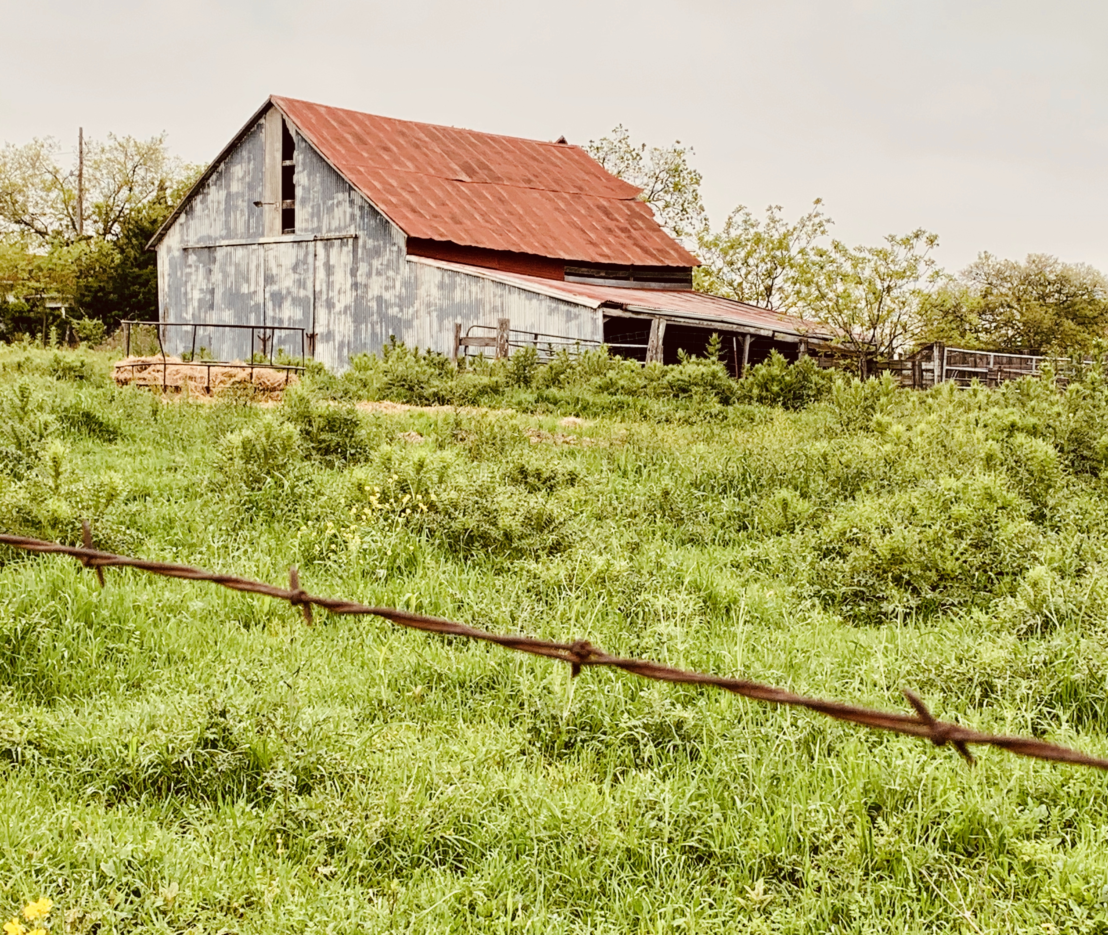 Historic barn on Warrior Rendezvous land in northeast Mississippi